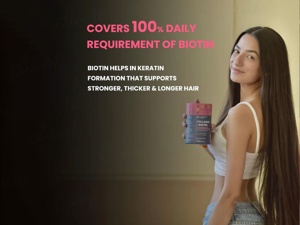 Carbamide Forte Collagen & Biotin Nutraceutical Gummies - Mixed Fruit Flavour