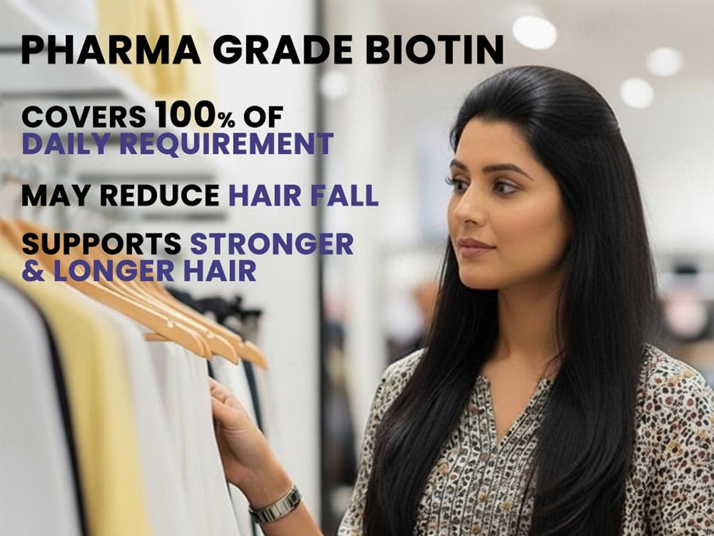 Carbamide Forte DHT Blocker With Biotin & Hyaluronic Acid Tablet For Healthy Hair & Skin