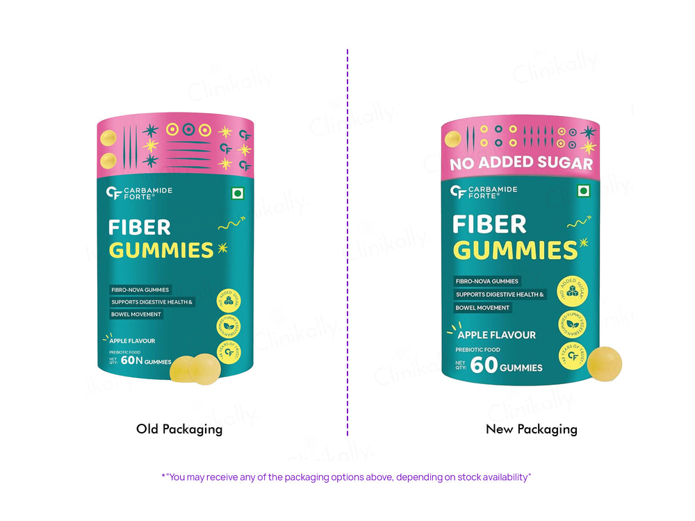 Carbamide Forte Fiber Gummies - Apple Flavour