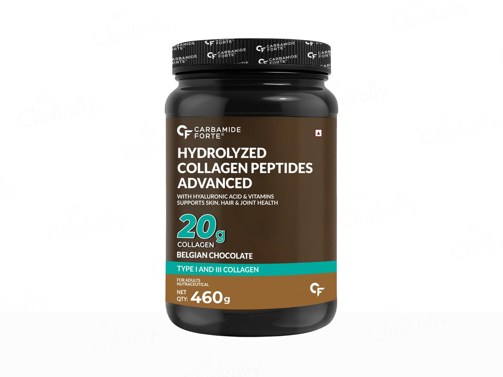 Carbamide Forte Hydrolyzed Collagen Peptides Advanced Powder - Belgian Chocolate Flavour
