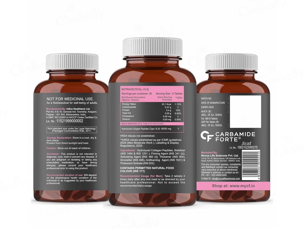 Carbamide Forte Hydrolyzed Collagen Tablet