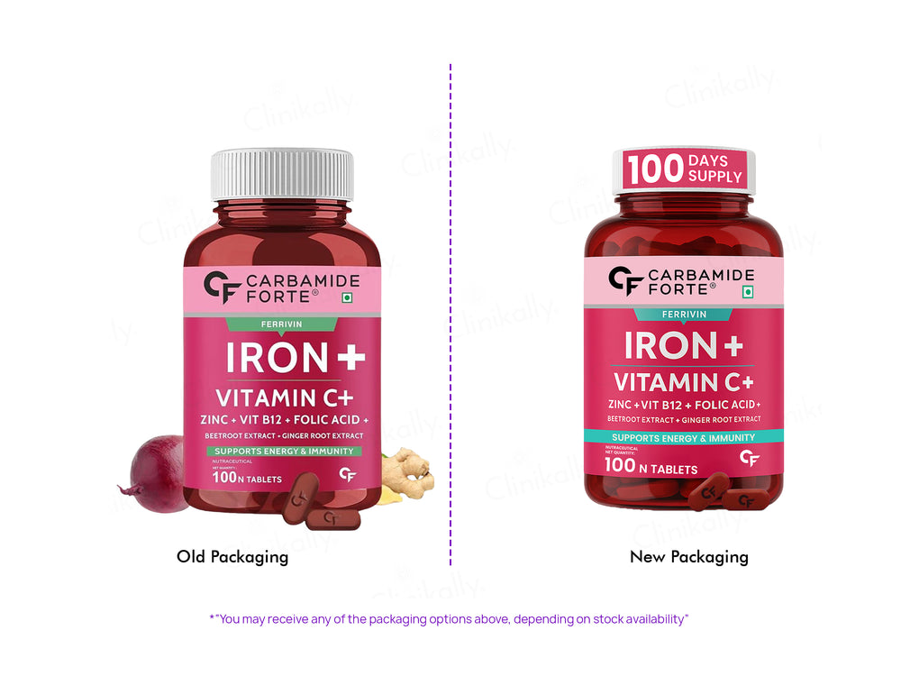 Carbamide Forte Iron, Vitamin C, Zinc, Vitamin B12, Folic Acid Tablet