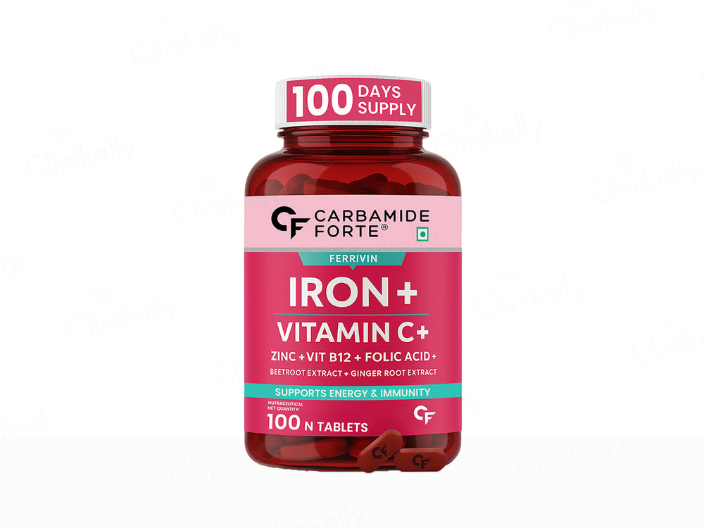 Carbamide Forte Iron, Vitamin C, Zinc, Vitamin B12, Folic Acid Tablet