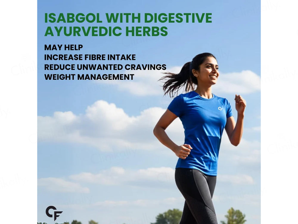 Carbamide Forte Isabgol Plus Powder - Orange Flavour
