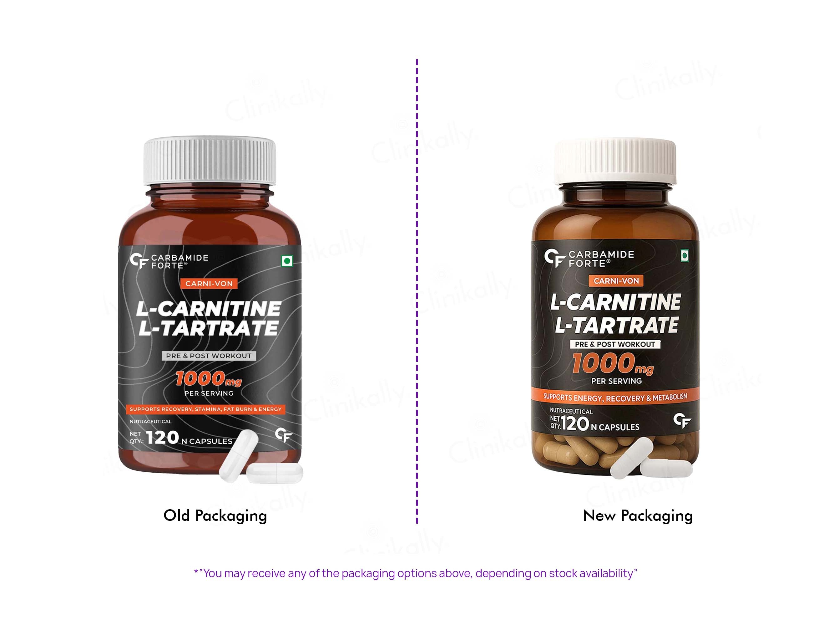 Carbamide Forte L-Carnitine Tartrate 1000mg Capsule