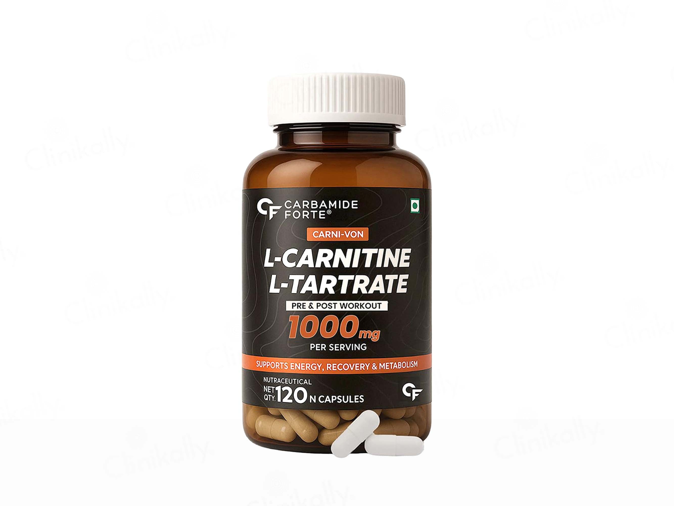 Carbamide Forte L-Carnitine Tartrate 1000mg Capsule