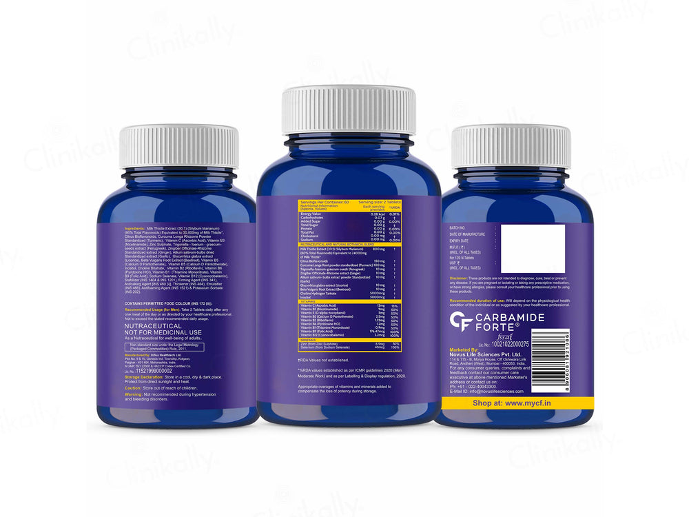 Carbamide Forte Liver Detox Multivitamin Tablet