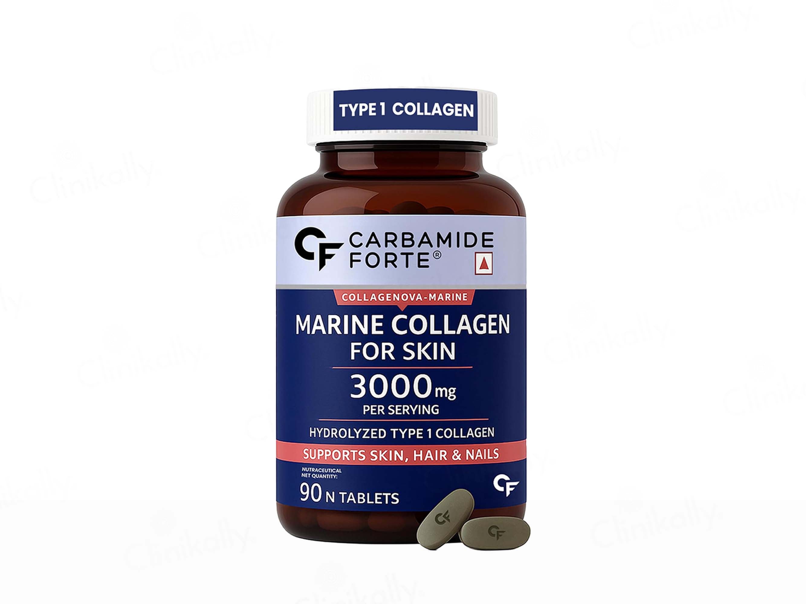 Buy Carbamide Forte Marine Collagen For Skin Tablet For Men Online at Best Price