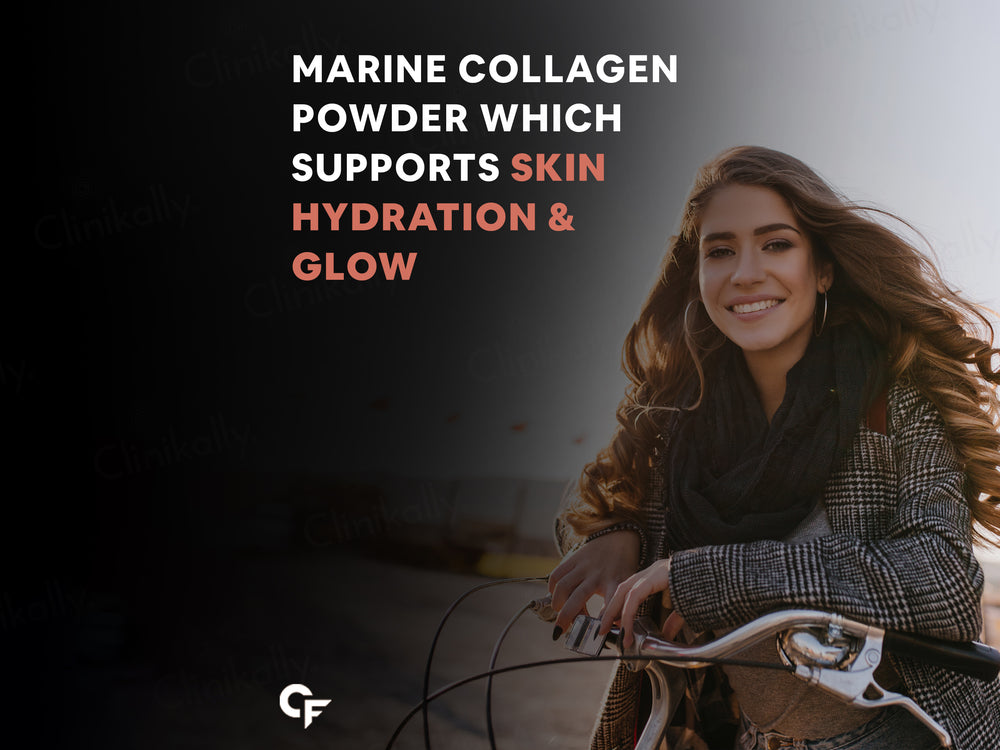 Carbamide Forte Marine Collagen Powder Supplement - Citrus Burst Orange Flavour