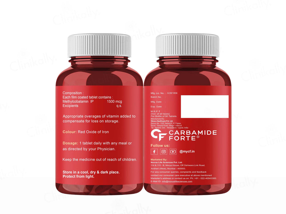 Carbamide Forte Methylcobalamin 1500mcg Tablet