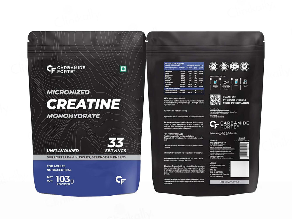 Carbamide Forte Micronised Creatine Monohydrate Powder