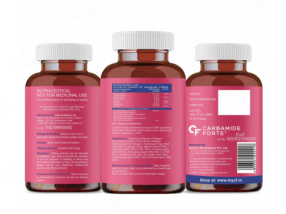 Carbamide Forte Multi Collagen Complex Tablet