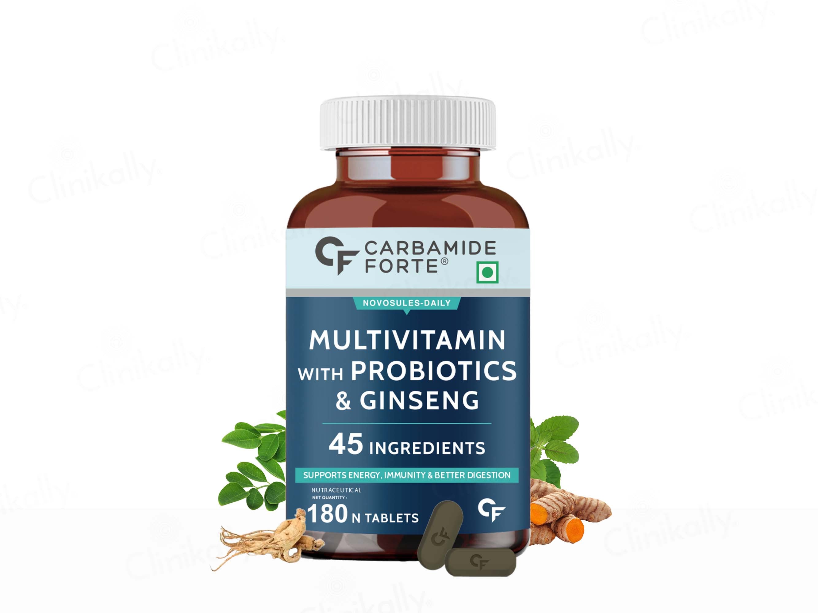 Carbamide Forte Multivitamin With Probiotics & Ginseng Tablet