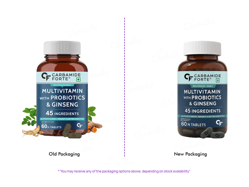 Carbamide Forte Multivitamin With Probiotics & Ginseng Tablet