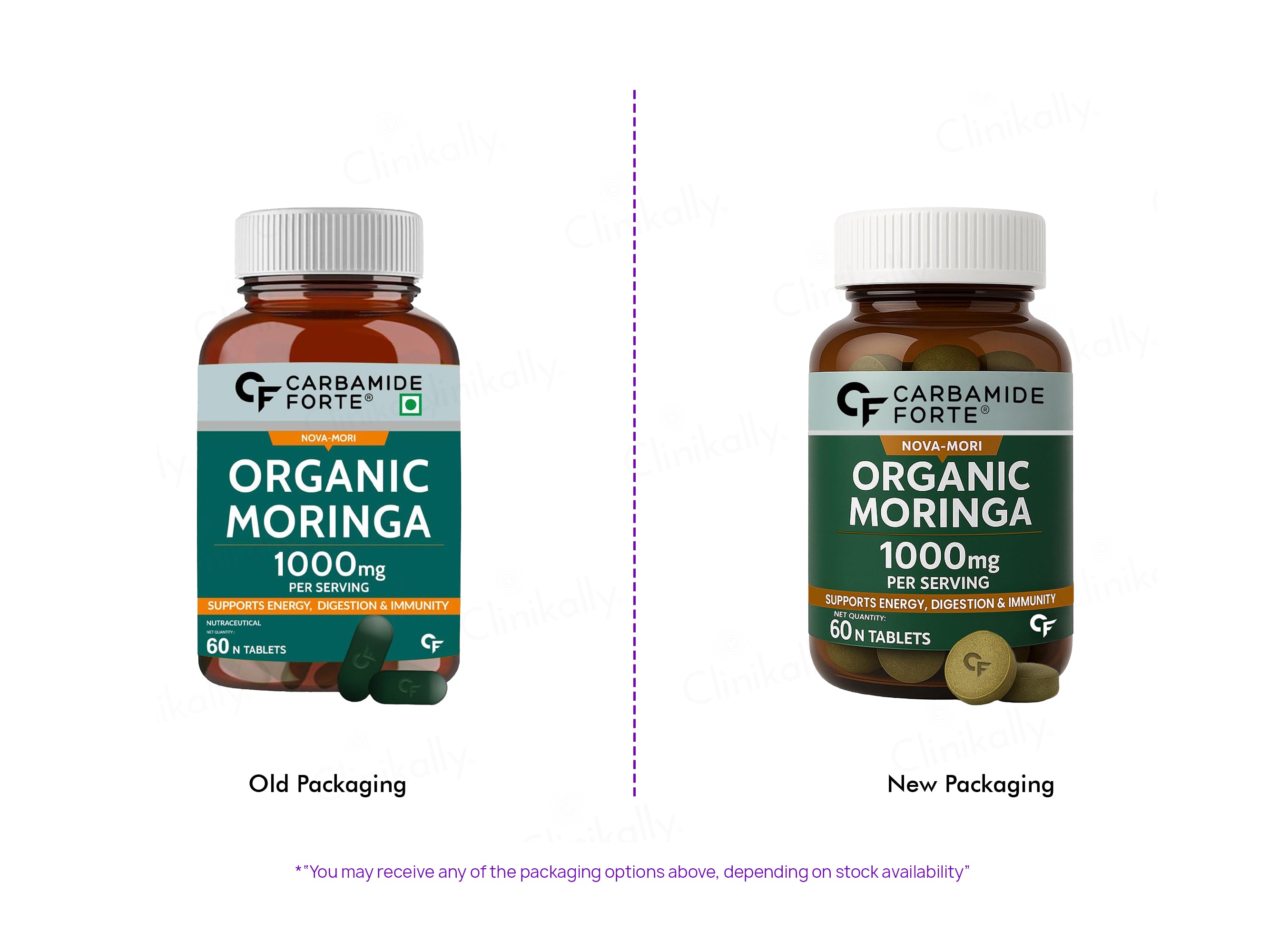 Carbamide Forte Organic Moringa 1000mg Tablet