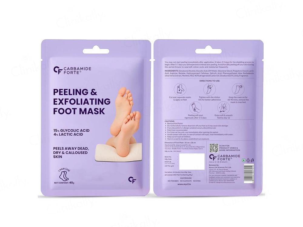 Carbamide Forte Peeling & Exfoliating Foot Mask