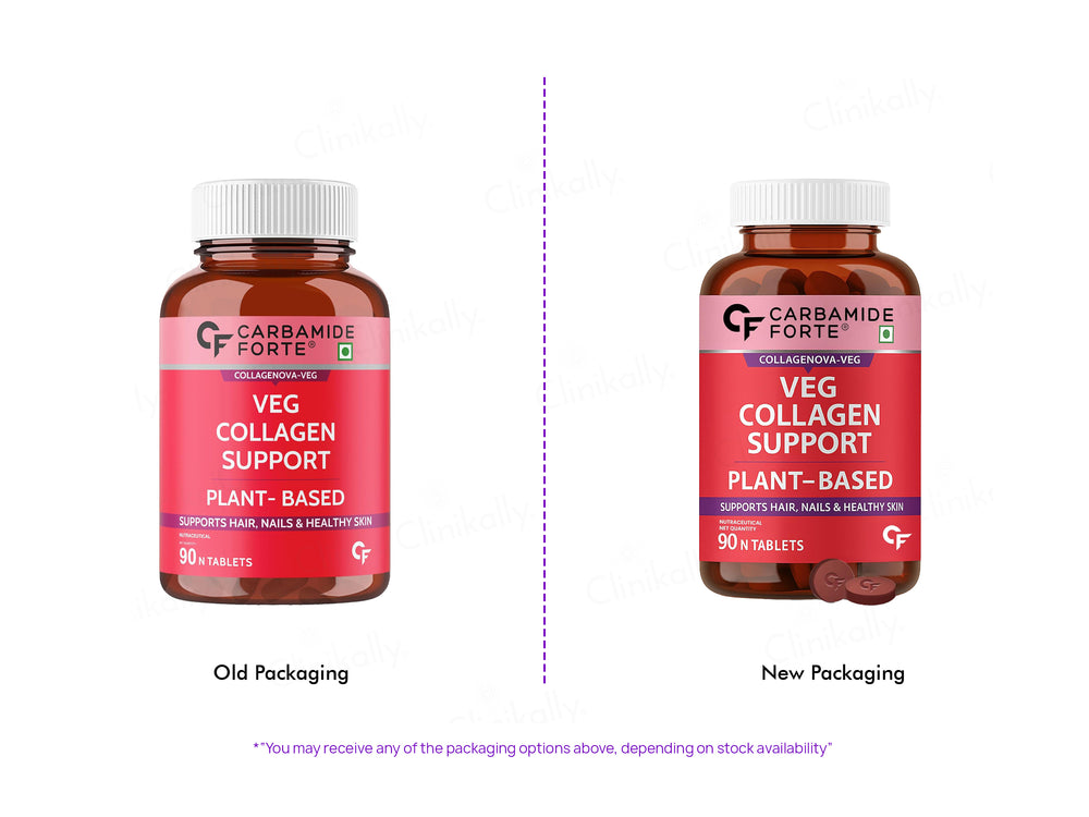 Carbamide Forte Plant-Based Veg Collagen Support Tablet