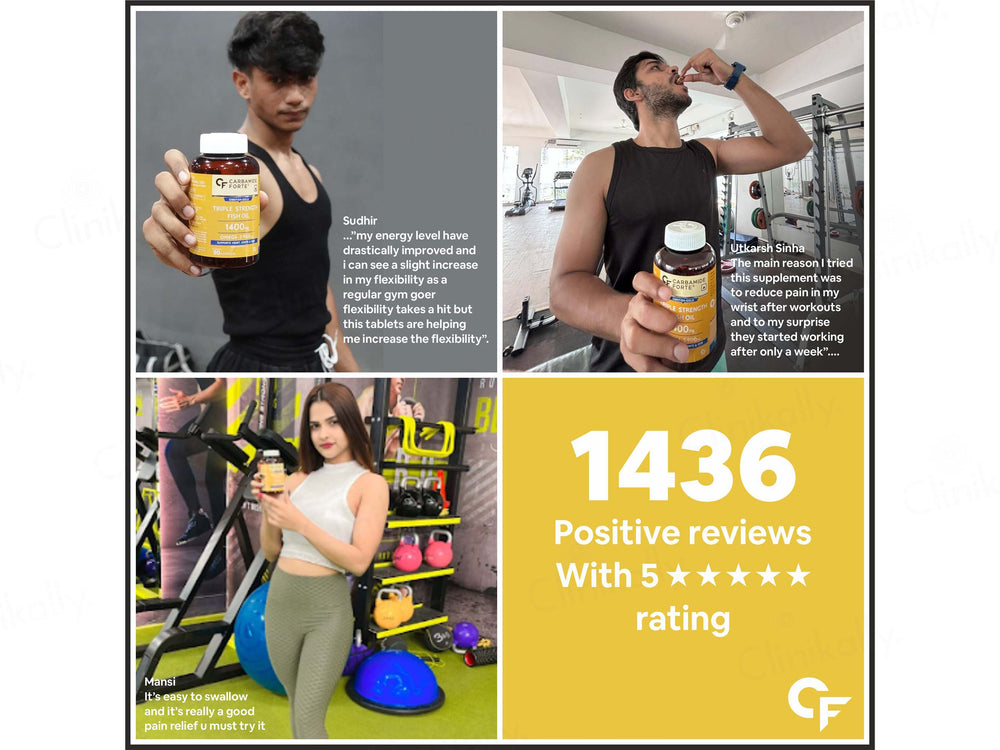 Carbamide Forte Triple Strength Fish Oil 1400mg + Omega-3 Capsule