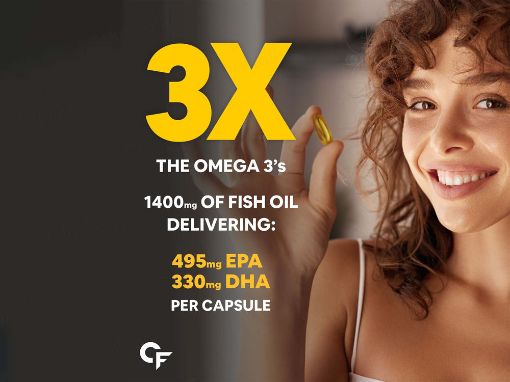 Carbamide Forte Triple Strength Fish Oil 1400mg + Omega-3 Capsule