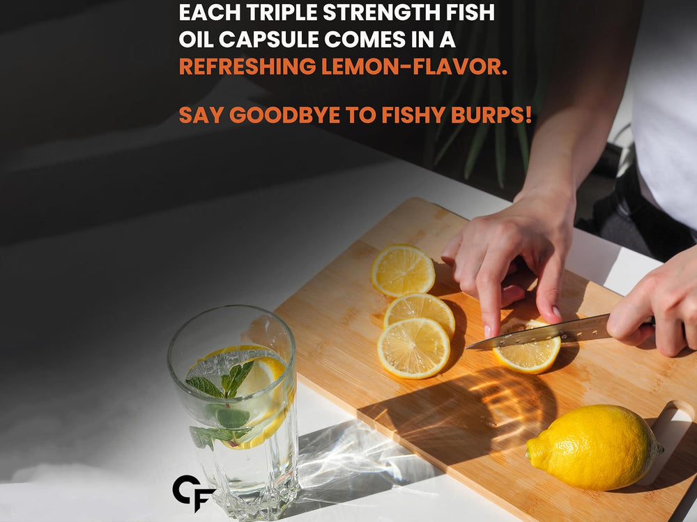 Carbamide Forte Triple Strength Fish Oil 1400mg + Vitamin D3 + E Softgel Capsule