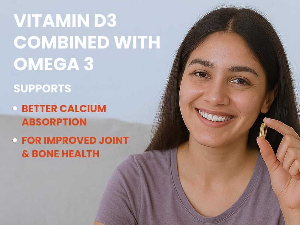 Carbamide Forte Triple Strength Fish Oil 1400mg + Vitamin D3 + E Softgel Capsule