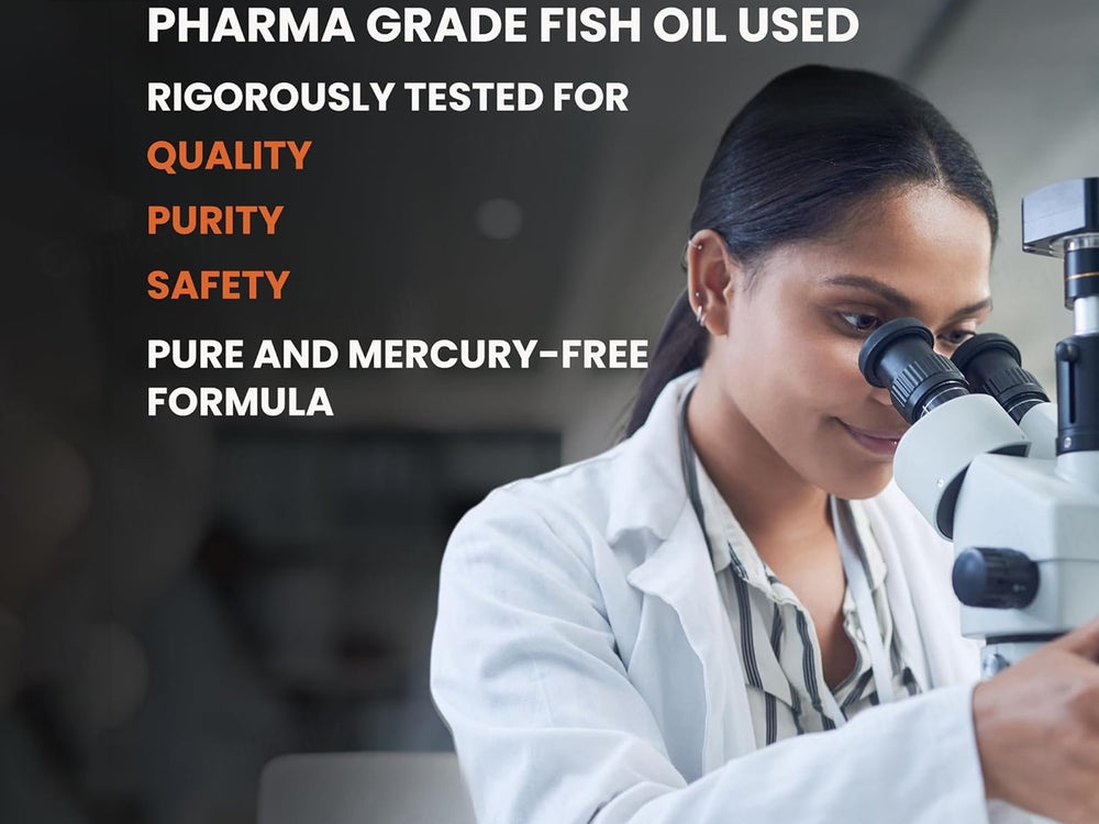 Carbamide Forte Triple Strength Fish Oil 1400mg + Vitamin D3 + E Softgel Capsule