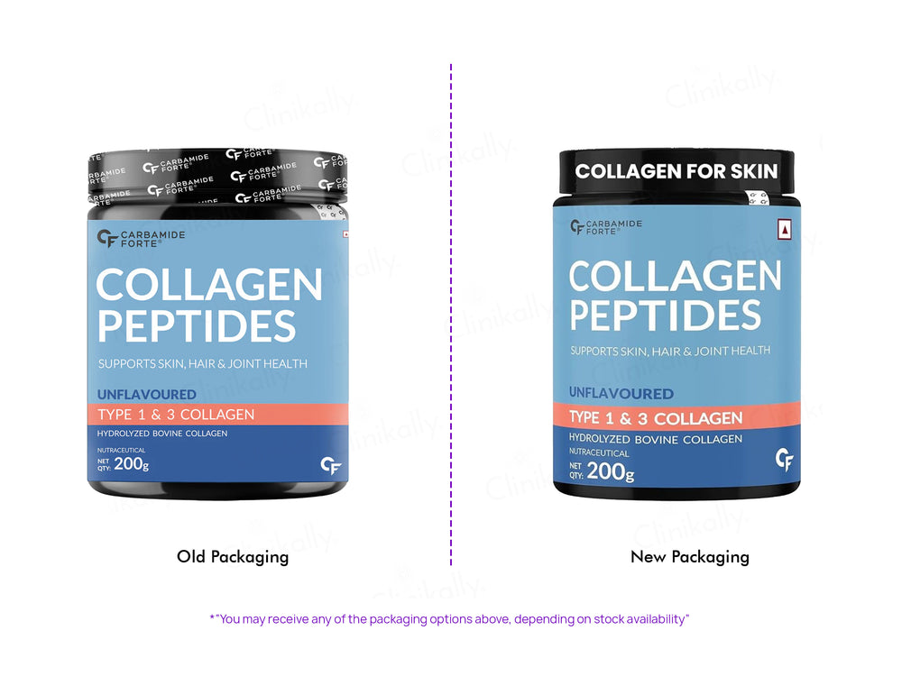 Carbamide Forte Type 1 & 3 Hydrolyzed Bovine Collagen Peptides Powder - Unflavoured