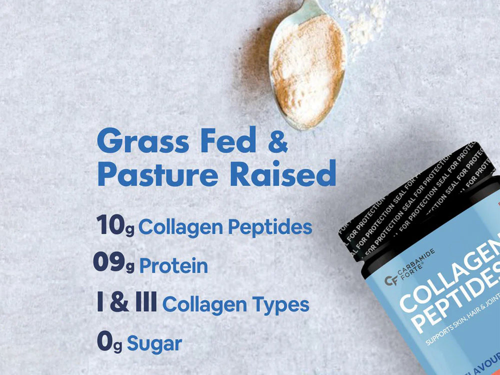 Carbamide Forte Type 1 & 3 Hydrolyzed Bovine Collagen Peptides Powder - Unflavoured