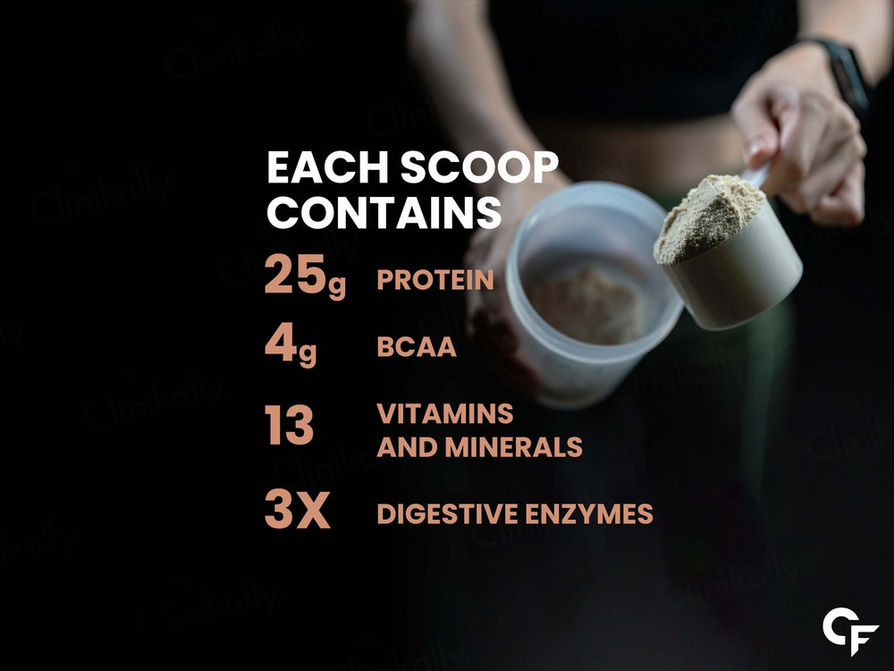 Carbamide Forte Vegan Protein Plus Powder - Belgian Chocolate Flavour