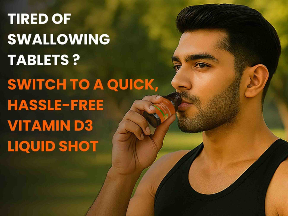 Carbamide Forte Vitamin D3 60000 IU Nano Shot Oral Solution - Orange Flavour