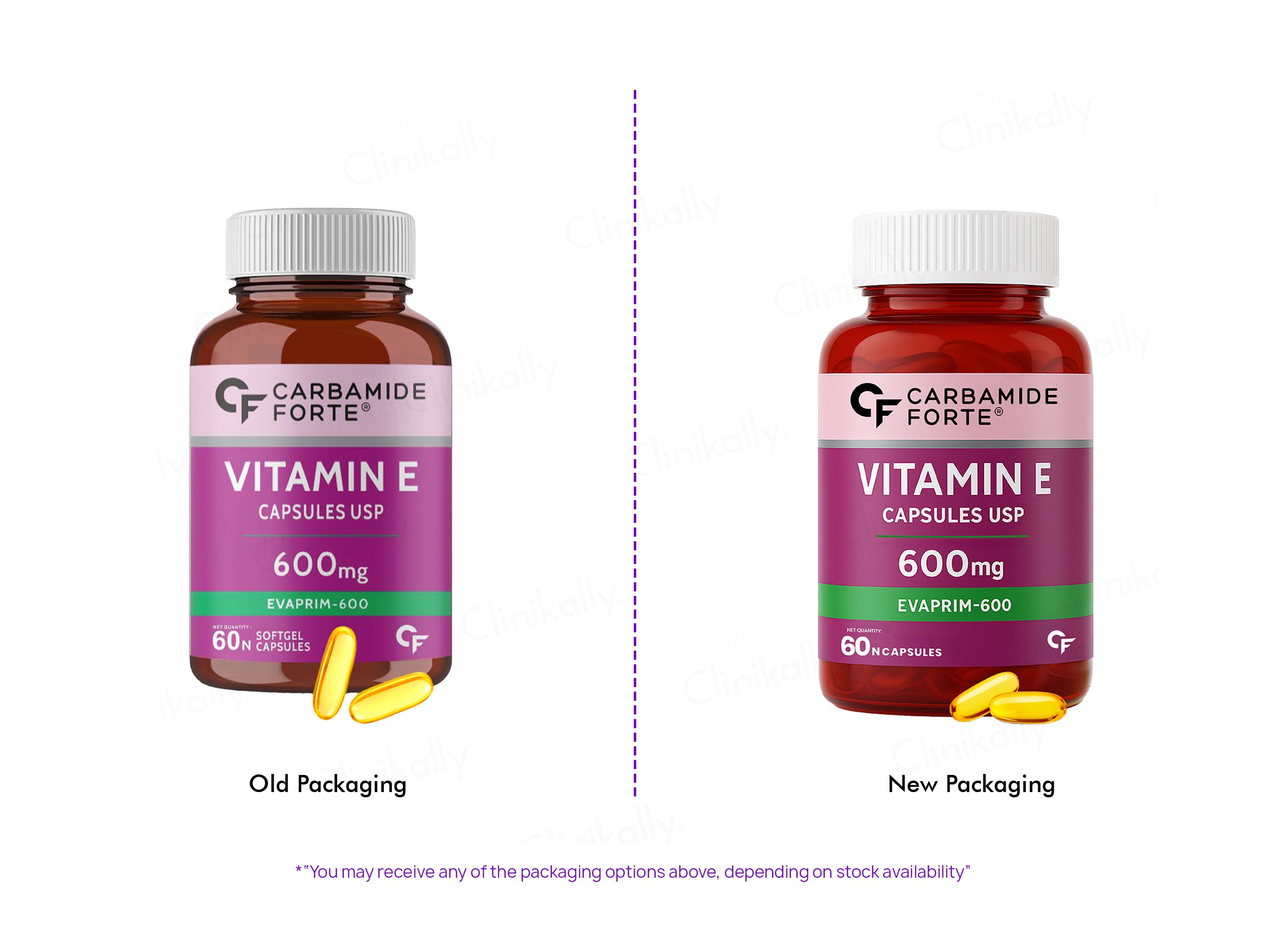 Carbamide Forte Vitamin E 600mg Capsule