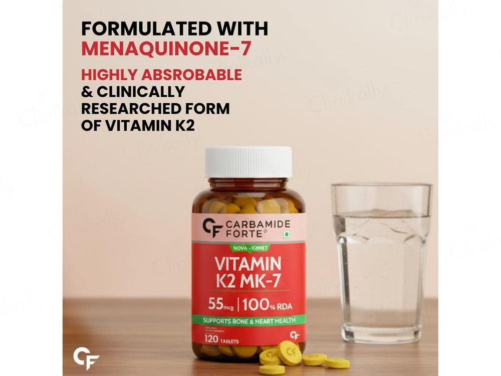 Carbamide Forte Vitamin K2 MK-7 55mcg Tablet