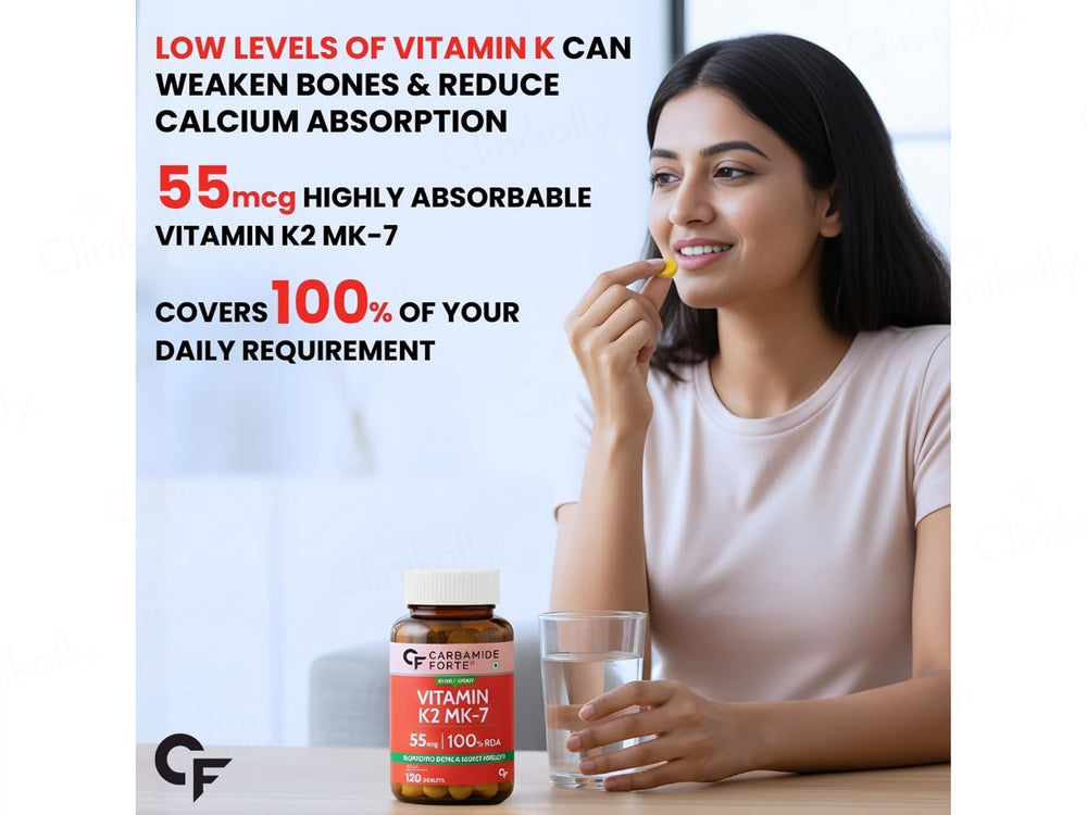 Carbamide Forte Vitamin K2 MK-7 55mcg Tablet