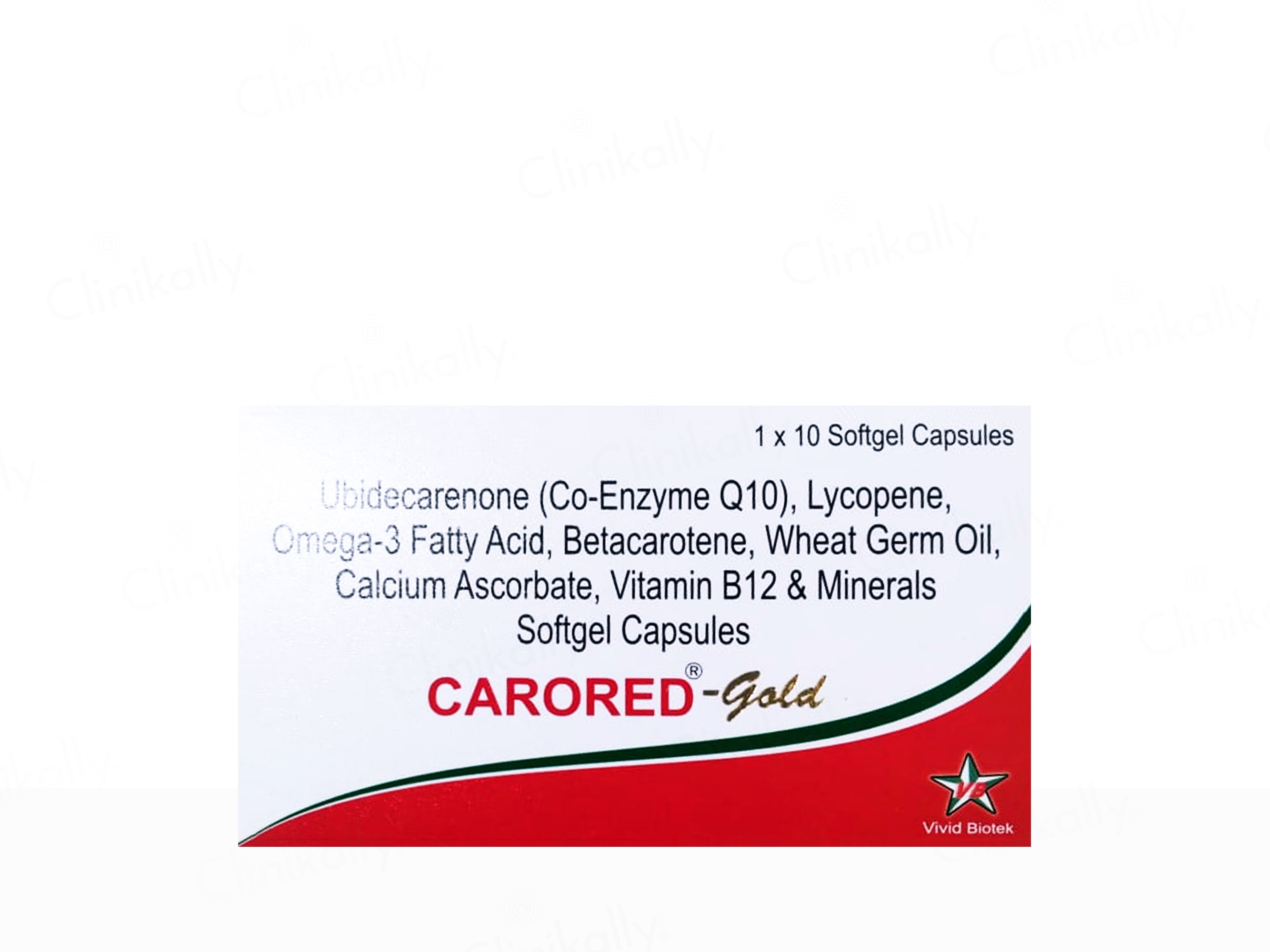 Carored-Gold Softgel Capsule