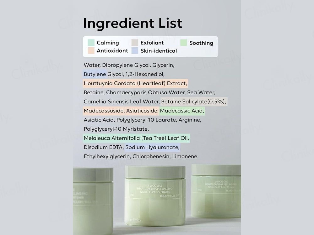 Celimax Ji Woo Gae Heartleaf BHA Peeling Pads