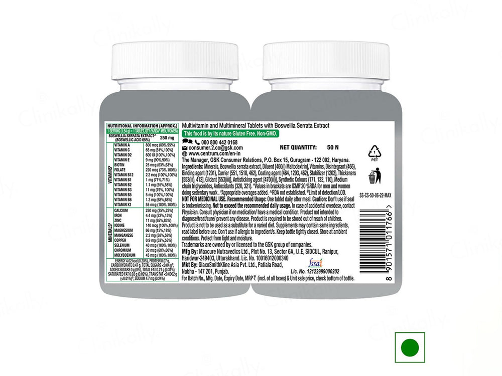 Centrum Adults 50+ Multivitamin Tablet