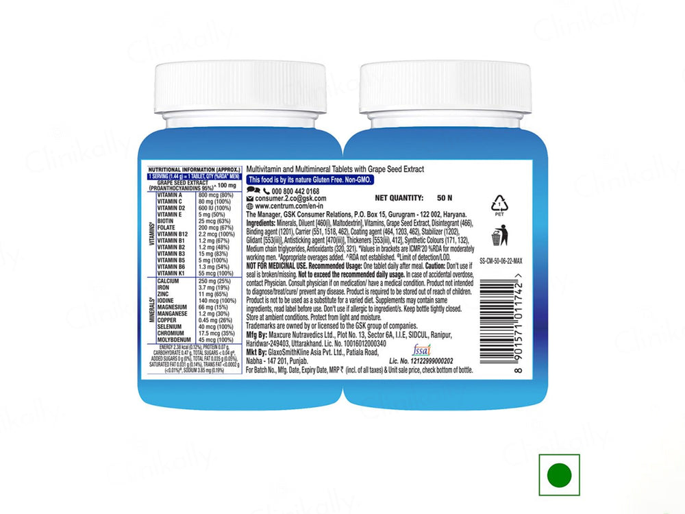 Centrum Men Multivitamin Tablet