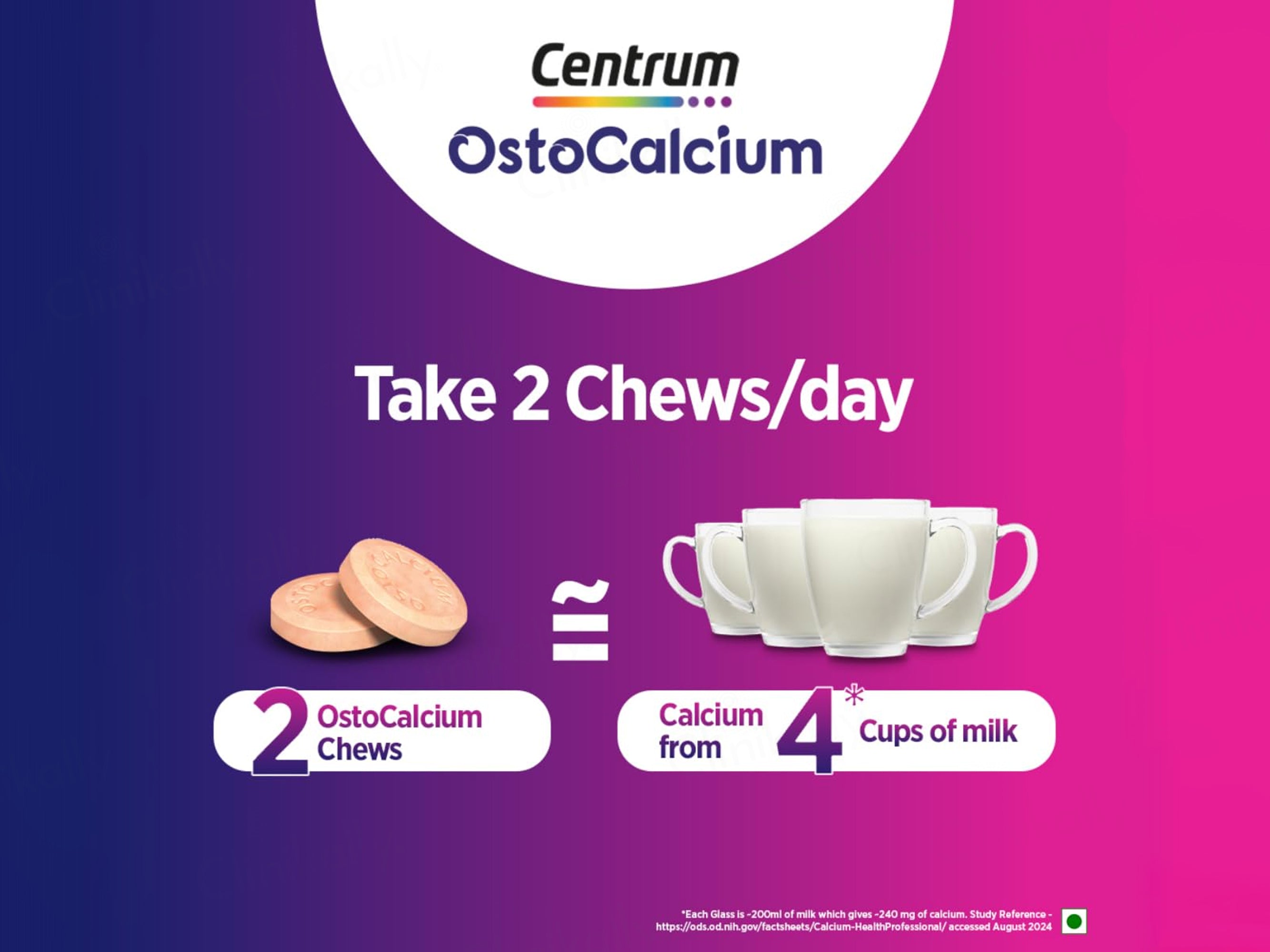 Centrum OstoCalcium Total Chewable Tablet