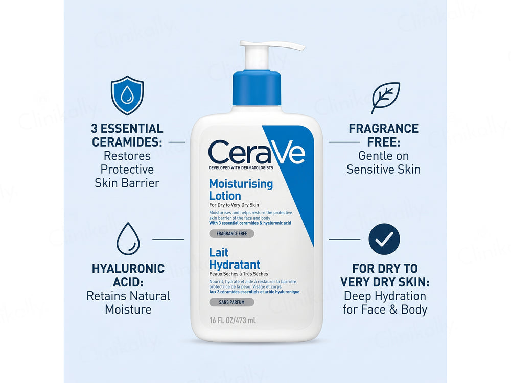 CeraVe Moisturising Lotion For Dry To Very Dry Skin