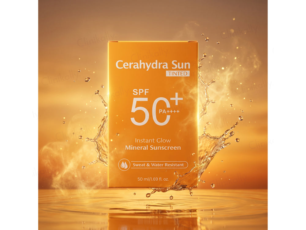 Cerahydra Sun Tinted Instant Glow Mineral Sunscreen SPF 50+ PA++++