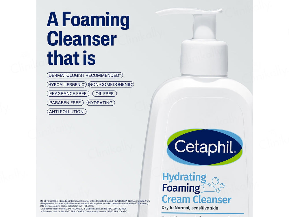 Cetaphil Hydrating Foaming Cream Cleanser