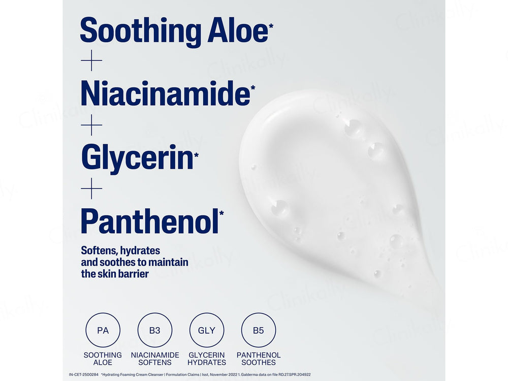 Cetaphil Hydrating Foaming Cream Cleanser
