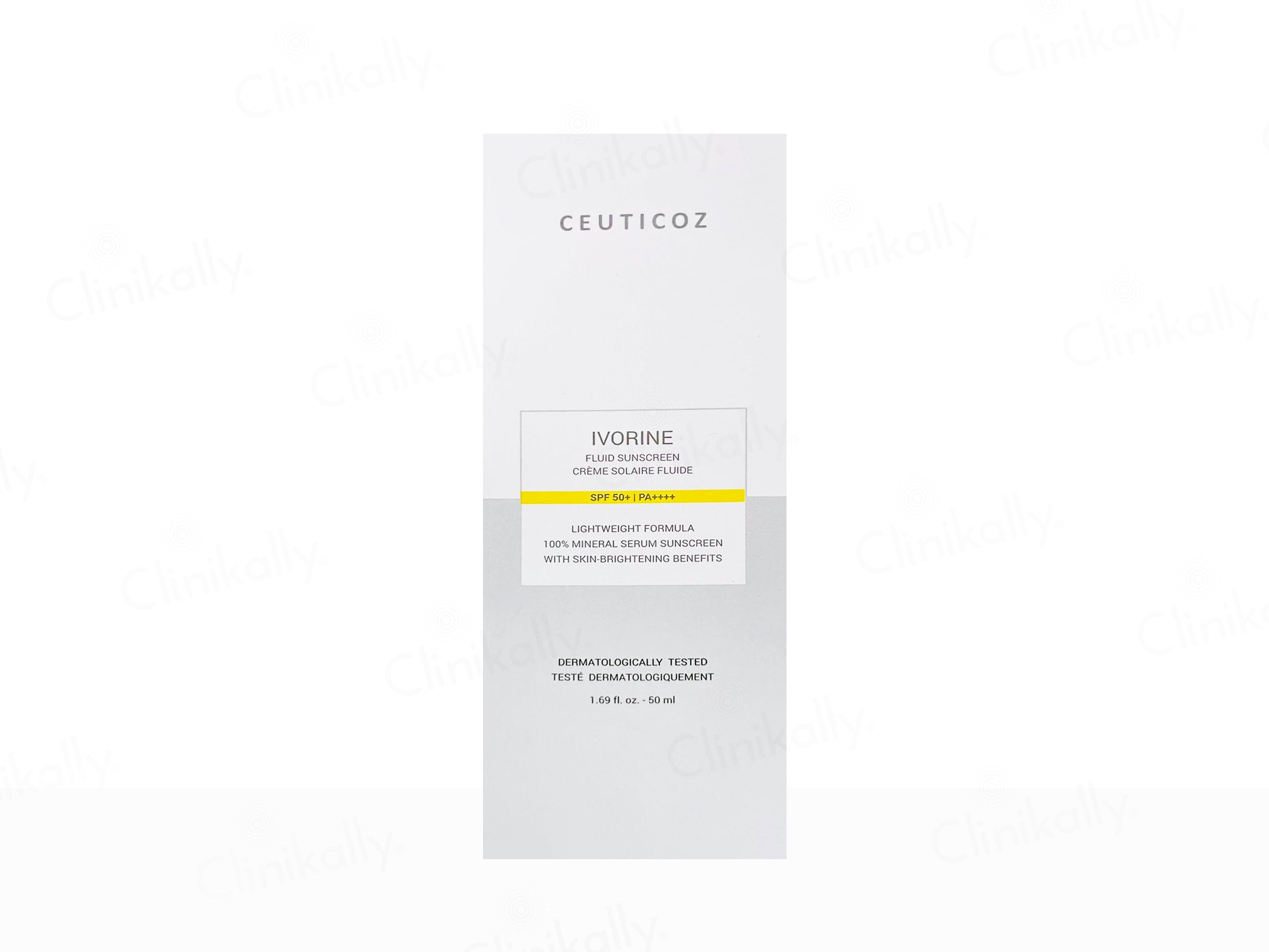 Ceuticoz Ivorine Lighweight Mineral Fluid Sunscreen SPF 50+ PA+++