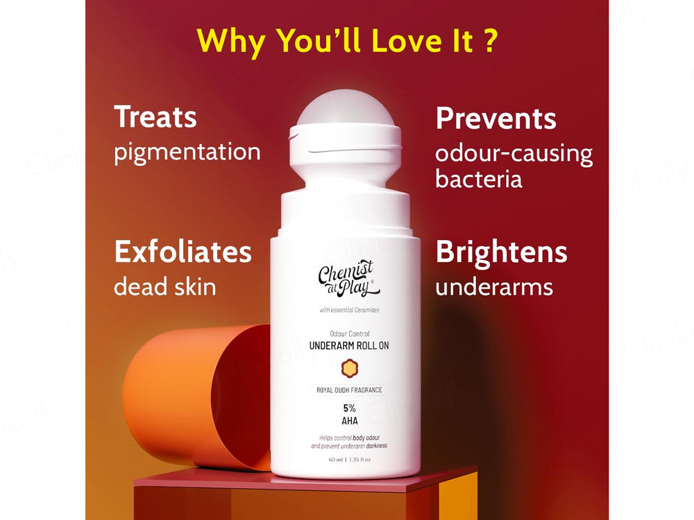 Chemist At Play 5% AHAs + Vitamin C Underarm Roll On