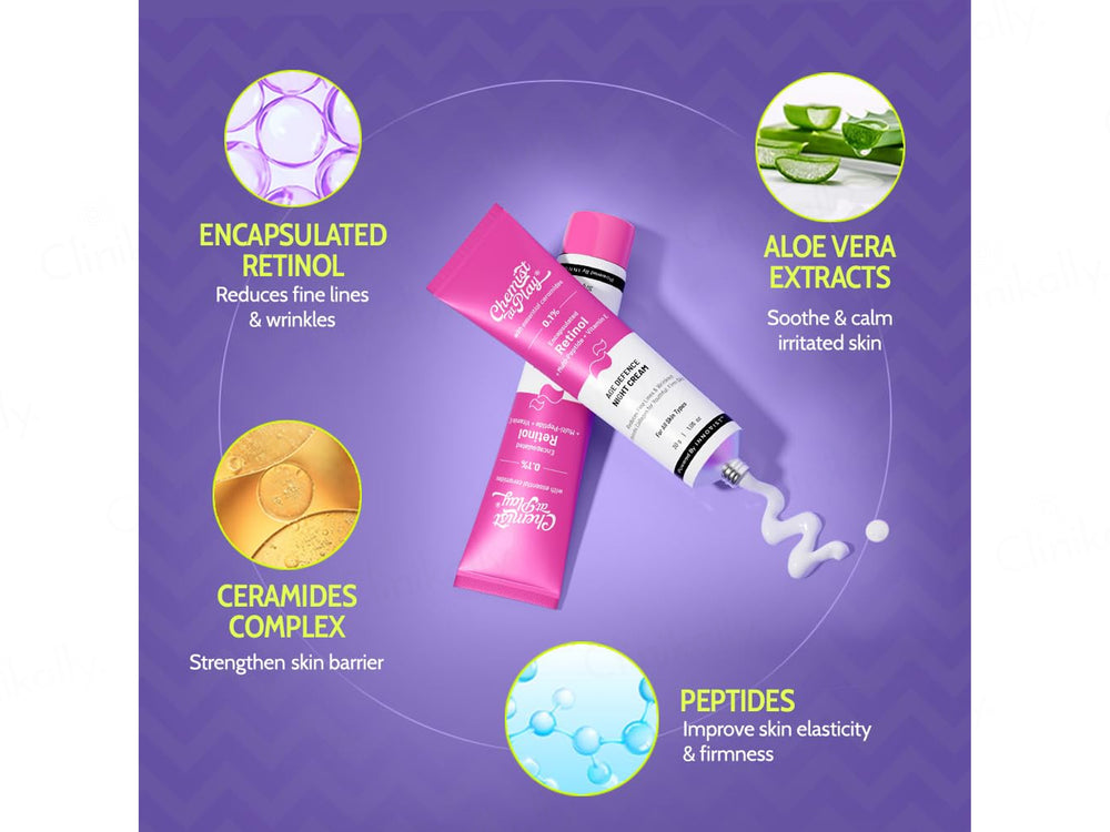 Chemist At Play 0.1% Retinol Age Defence Night Cream