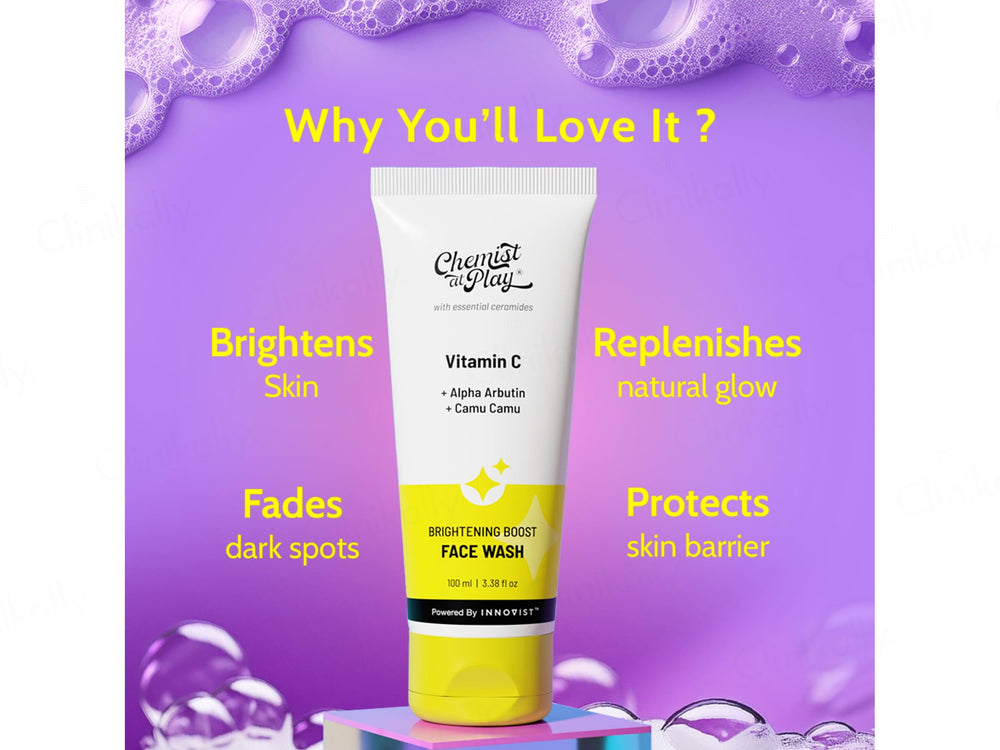 Chemist At Play Vitamin C Brightening Boost Face Wash