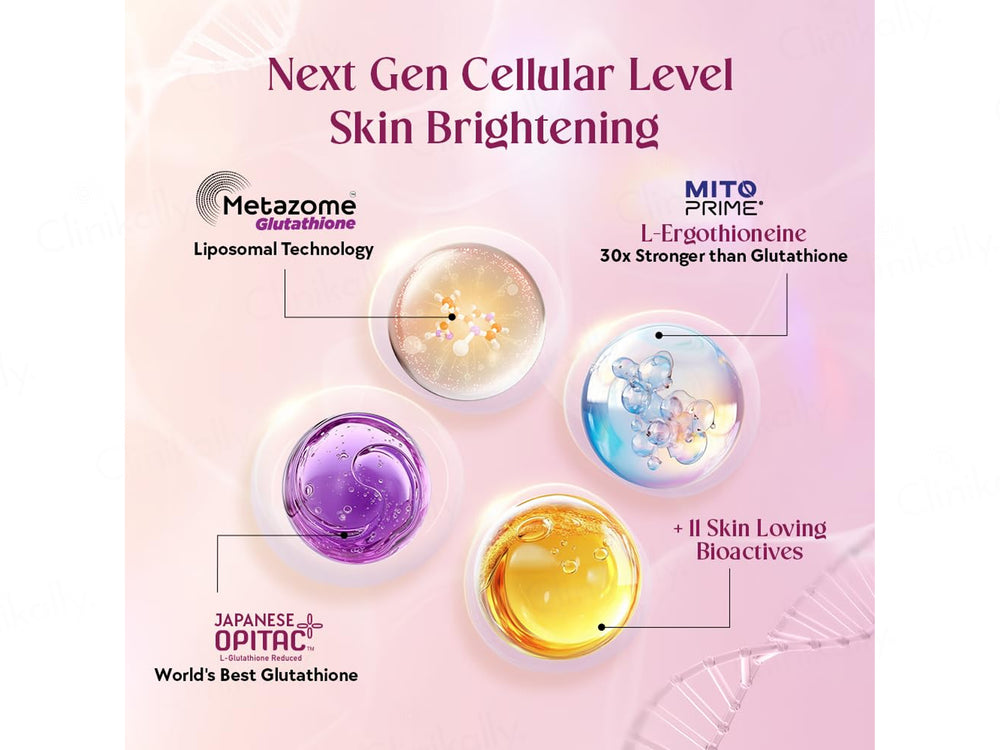 Chic Nutrix Glow Advanced 580mg L-Glutathione Effervescent Tablet - Orange Flavour
