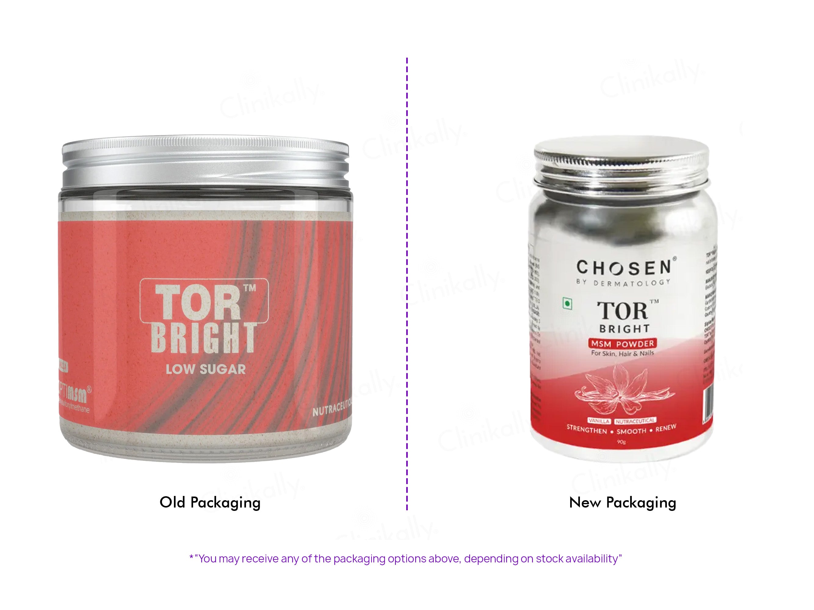 Chosen TOR Bright Low Sugar OptiMSM Methyl Sulfonyl Methane Nutraceutical Powder