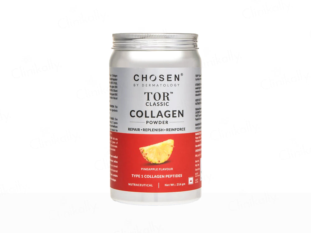 Chosen TOR Classic Regular Marine Collagen Supplement Powder - Pineapple Flavour