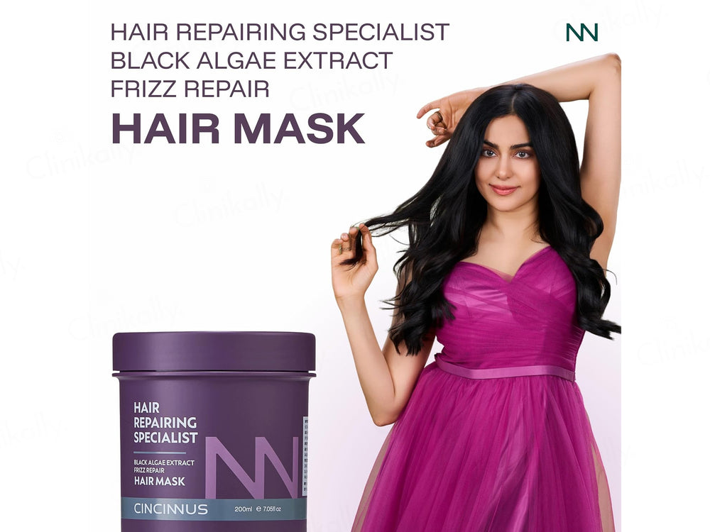 Cincinnus Black Algae Extract Frizz Repair Hair Mask